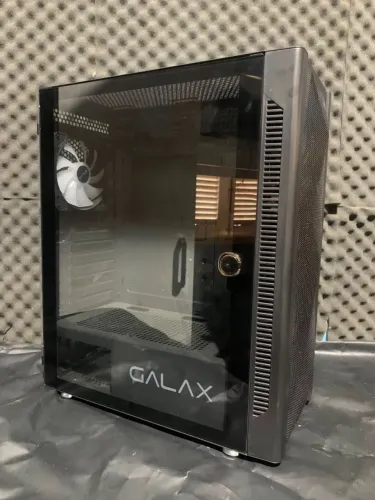 VENDO OU TROCO Gabinete Gamer Galax Revolution-01 Preto - Vidro Temperado + 4 Fans