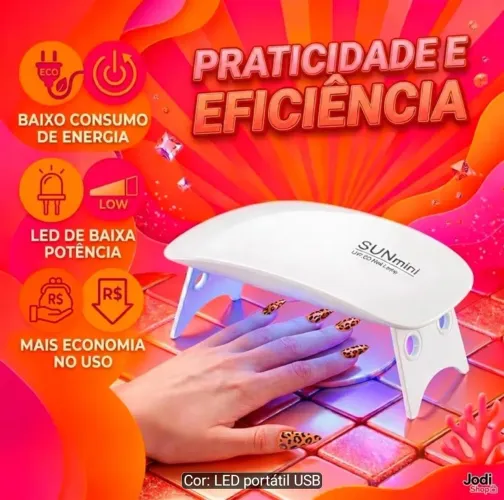 Cabine UV led secador de unha