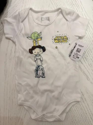 Body Star Wars unissex 9-12 meses