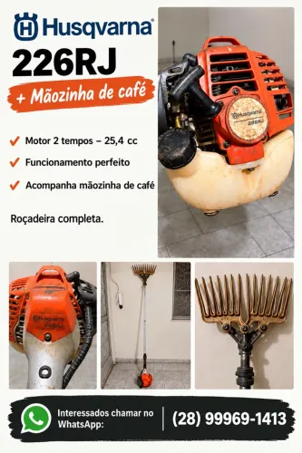 Husqvarna 226RJ com Mãozinha