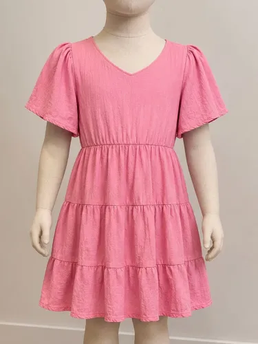 Vestido infantil rosa