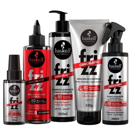 Kit Haskell Frizz Cancelado ? 5 produtos 