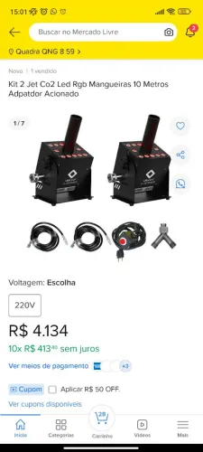 Bico de co2 led 