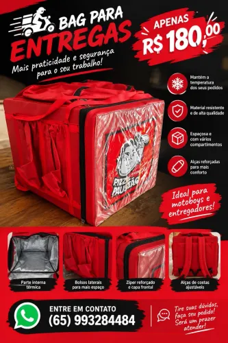 Bag de entregador