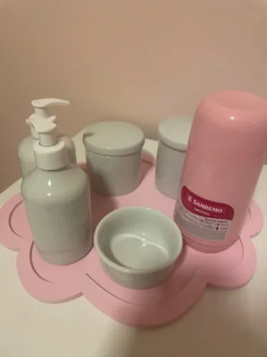 Kit higiene bebê porcelana 
