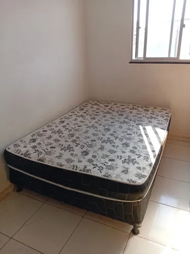 Cama box colchão + base conjugada