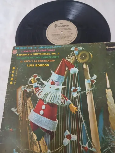 Disco de Vinil A Harpa e a Cristandade - Vol. II 1975 Canções Natalinas Antiguidade Raro