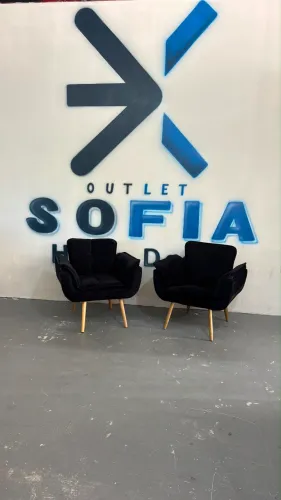 KIT 02 POLTRONAS OPALLA LUXO