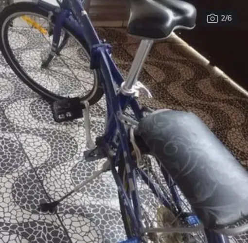 Bicicleta dobrável - Blitz 6 marchas ARO 20 - Câmbio Shimano Tourney - Freio V. Brake Quad