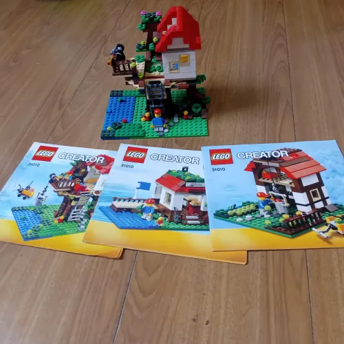 Lego Creator 3 Em 1 Casa Na Árvore Com Manuais (RARO)