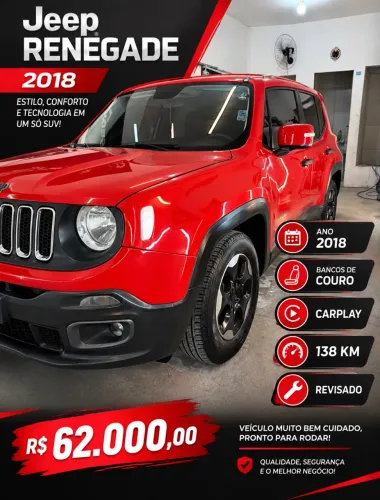 Jeep Renegade 1.8 4X2 Flex 16V Aut. 2018