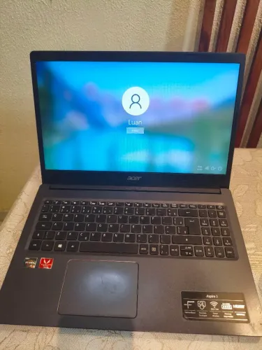  Acer aspire 3 com Ryzen 5 3500u com AMD Radeon (TM) 625 e Vega 8 <br>E Vega 8 com 8 de RAM