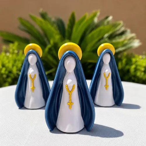 Imagem de Nossa Senhora Aparecida 3D - Acabamento Premium | Decoração Religiosa