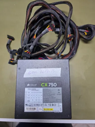 Fonte Corsair Cx750 - Com Defeito