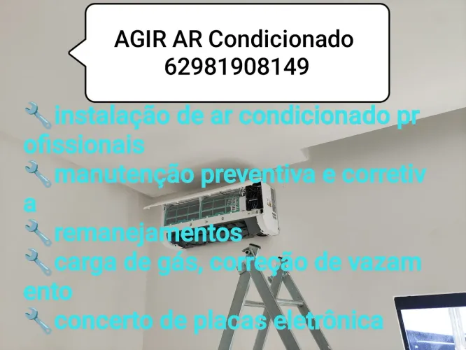 Split inverter, instalação profissionais 