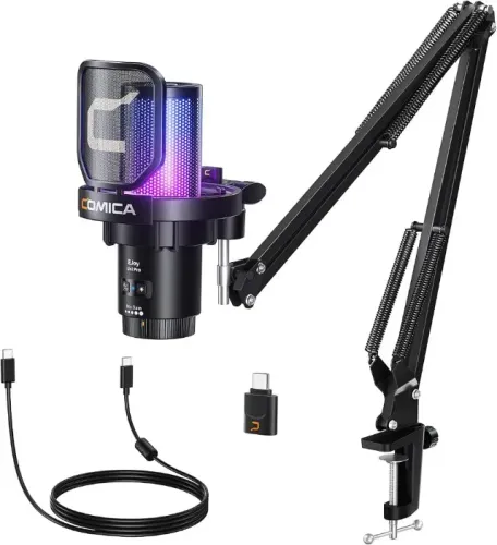 Microfone COMICA Ejoy Uni Pro USB Wireless Gamer