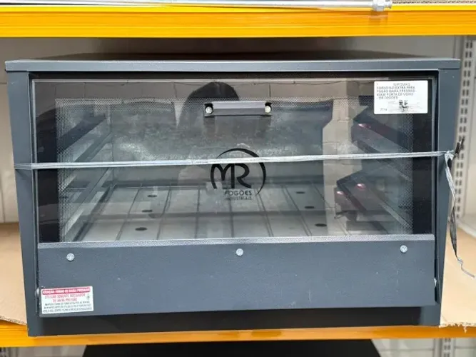 FORNO IND EXTRA PARA FOGÃO BAIXA PRESSÃO 40X40 PORTA DE VIDEO - MR FOGÕES