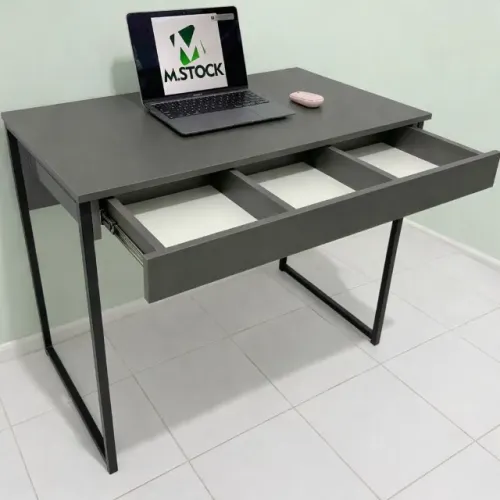mesa light com pé de ferro