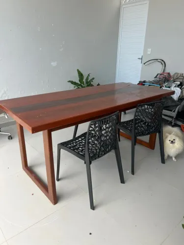 Mesa de cadeira com 4 cadeiras