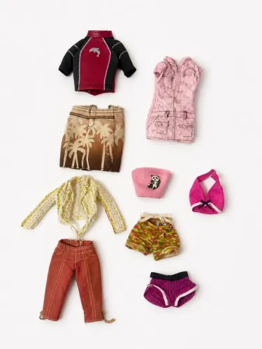 Lote roupas Barbie e ken