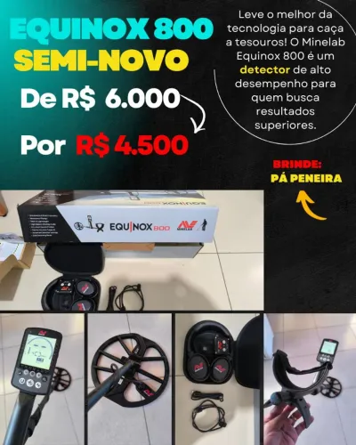 Detector de Metal MINELAB EQUINOX 800