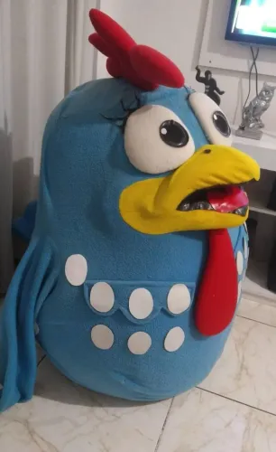 Fantasia mascote galinha pintadinha