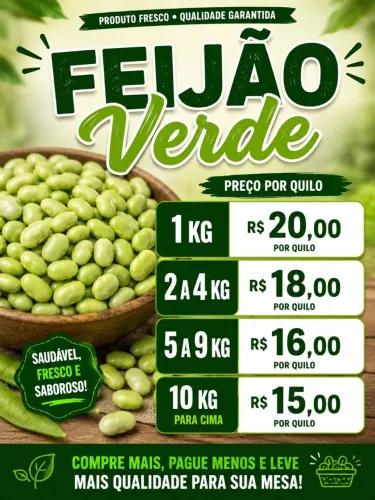 FEIJÃO VERDE