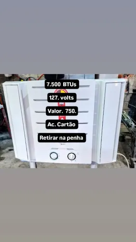 Ar Springer 7.500 BTUs 127.V gelando aceito cartão