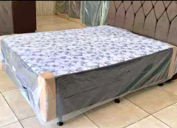 Box de Cama conjugado Colchão Acoplado Espuma Mola Temos Bicama Roupeiro Cômoda Sapateira