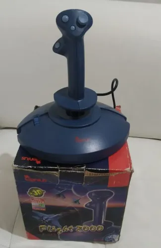 Pc Joystick Flight 2000 F-22x na Caixa.