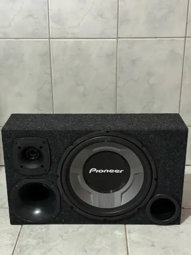 Caixa Taramps 1500 trio + Subwoofer Pionner