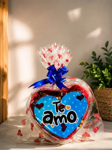 Coração com chocolates ?