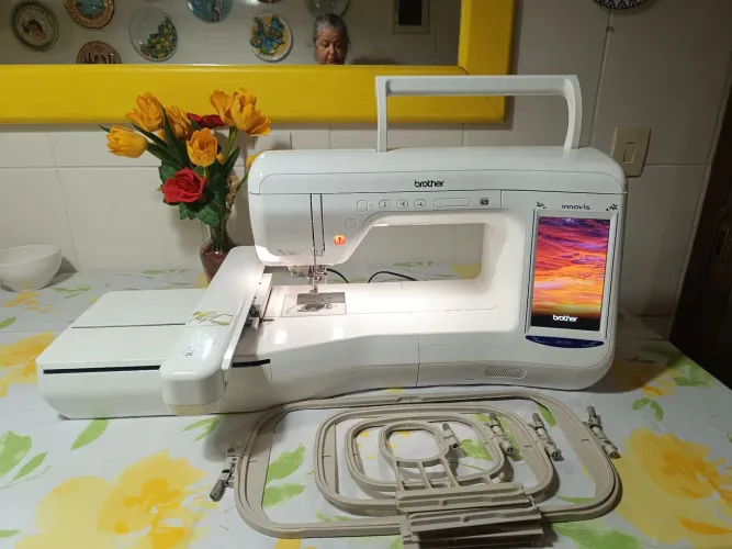 Vendo máquina bordadeira Brother