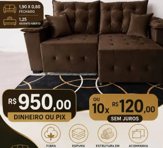 Sofá retrátil