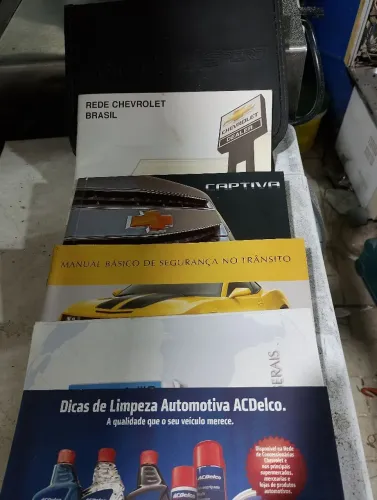 manual do proprietário da Captiva Sport em branco