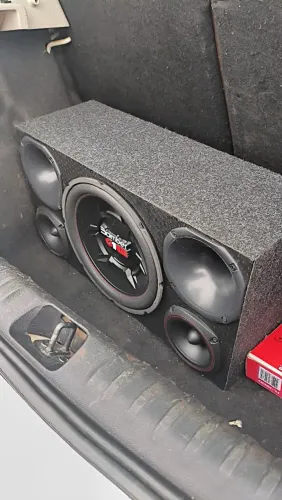 Caixa trio com módulo 