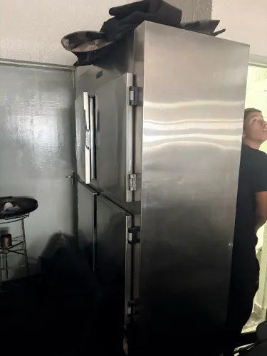 Freezer industrial sistema de refrigeração novo 4 portas