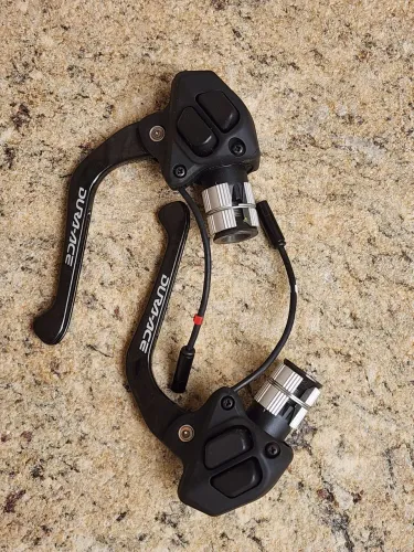 Manetes TT Shimano Dura Ace di2 ST-7971 10v (Freios Rim Brake)