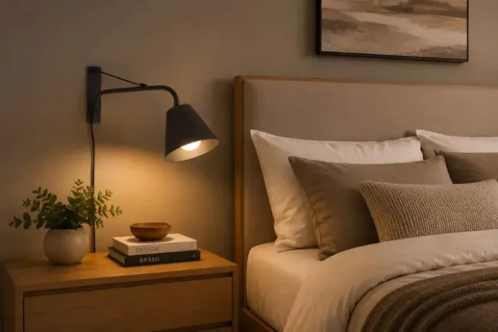 Abajur arandela Luminaria para cabeceira de cama tenho mais em estoque