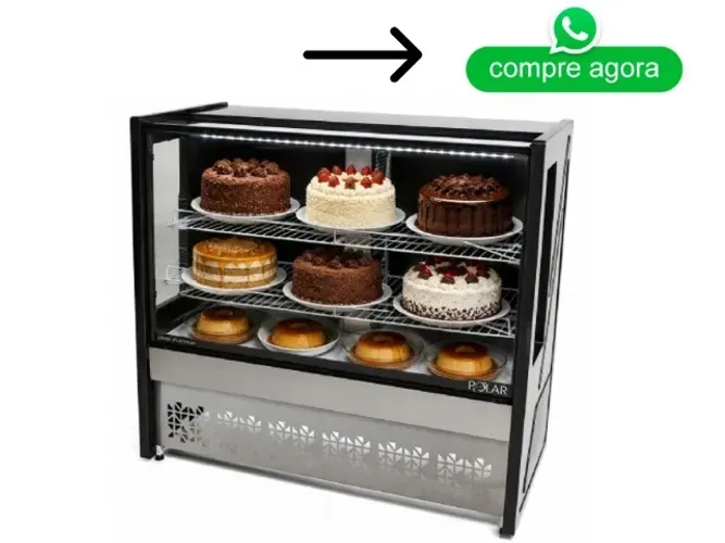 Balcão para Bolos e Tortas 1,25M Polar Novo