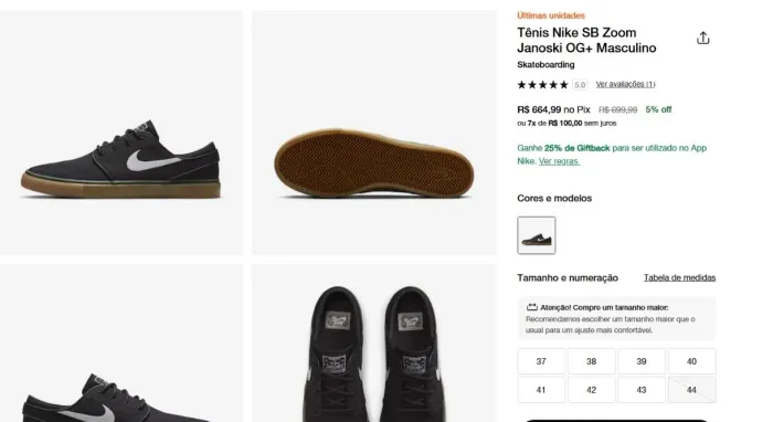 Tênis Nike SB Zoom