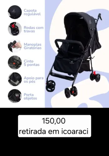 Carrinho de bebê usado