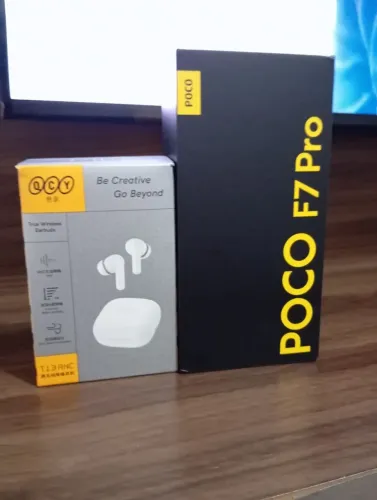 Poco f7 pro+fone qcy Anc