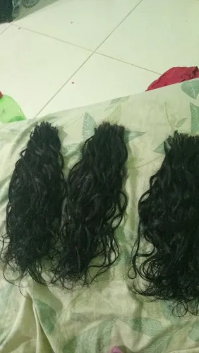 Vendo 240 grama  de cabelo humano de 50 a 55 cm 500 pra vender logo todo confeccionado