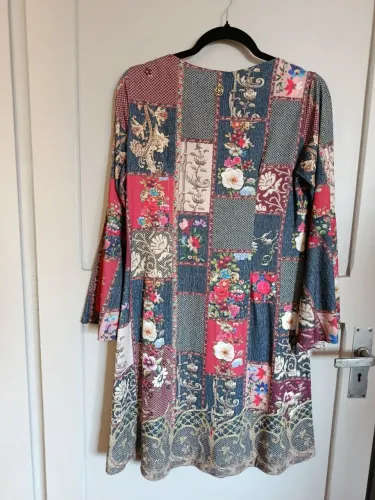 Vestido Patchwork curto