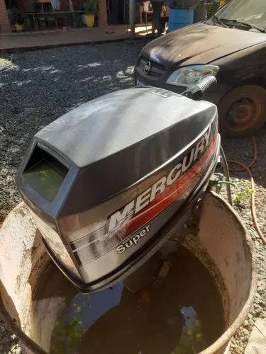 Motor de barco 15 hp, mercury-marine 