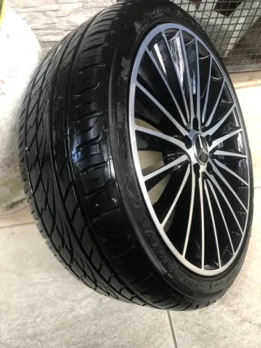 Jogo Rodas Mercedes C200 Zeus Zwma3 Aro 20 5x112 + Pneus 245/35/20 -> NEGOCIÁVEL
