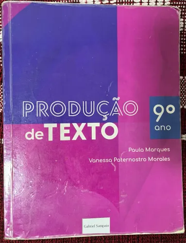 Livro Produção de Texto 9 ano 