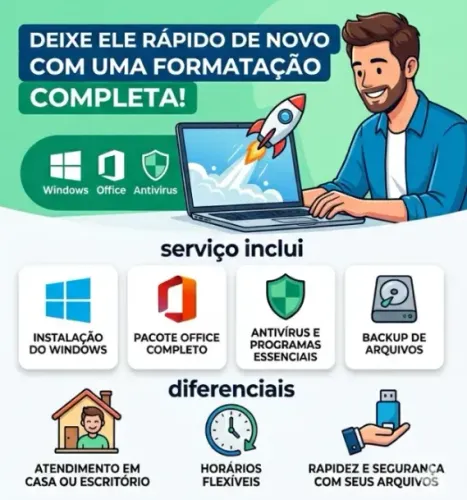 Formatação de Computador / Notebook