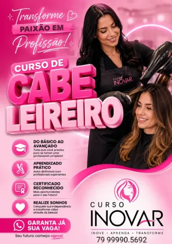 CURSO DE CABELEIREIRO INICIANTE